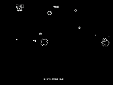 Snapshot: Asterock (bootleg of Asteroids)